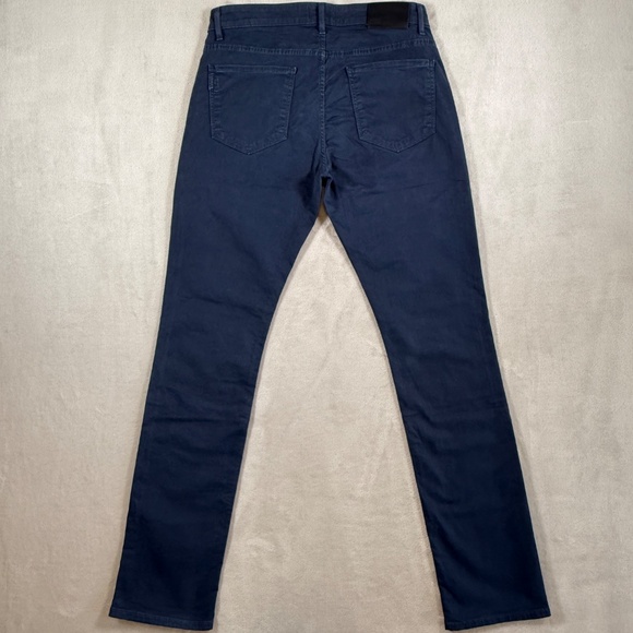 Paige Jeans Mens Size 31 Navy Federal Slim Straight - Picture 10 of 16